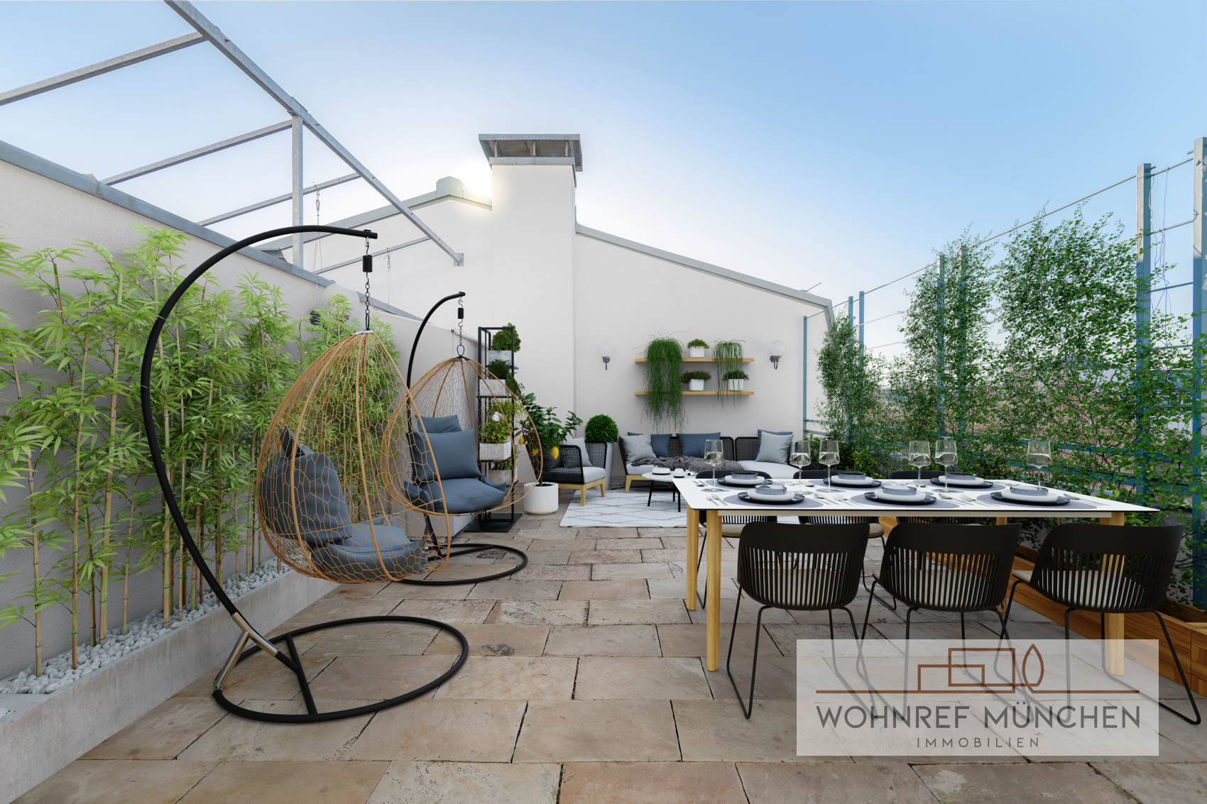 Über den Dächern: Traumhaftes Penthouse mit Loftcharakter und Splitlevel, 81927 München - Johanneskirchen, Loft/Studio/Atelier